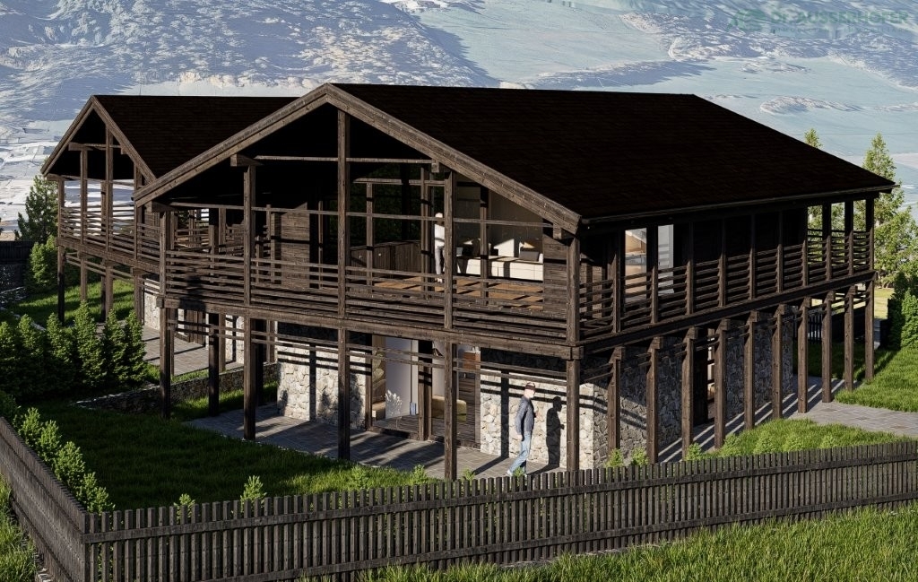 Exkusive Chalets am Fuße des bekannten Ski- und Wandergebietes Kronplatzes in Olang