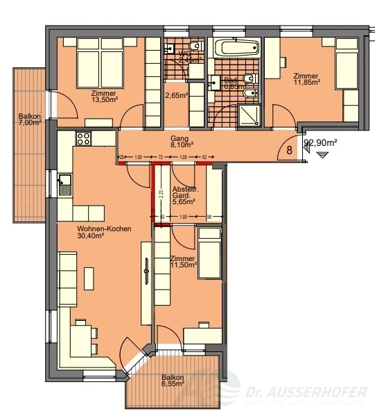 Neue, großzügige Vierzimmerwohnung im zweiten Obergeschoss in Ehrenburg