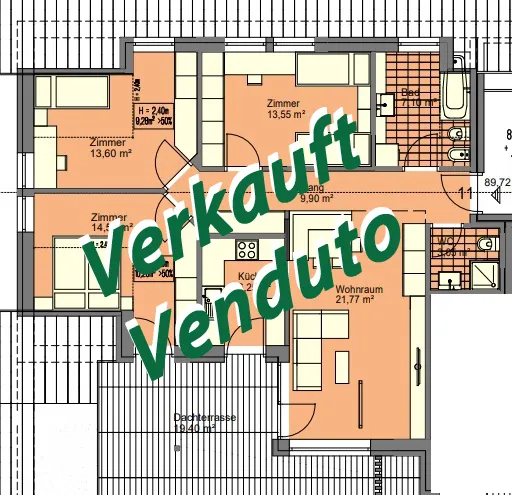 Neue Vierzimmer-Dachgeschosswohnung in Ehrenburg