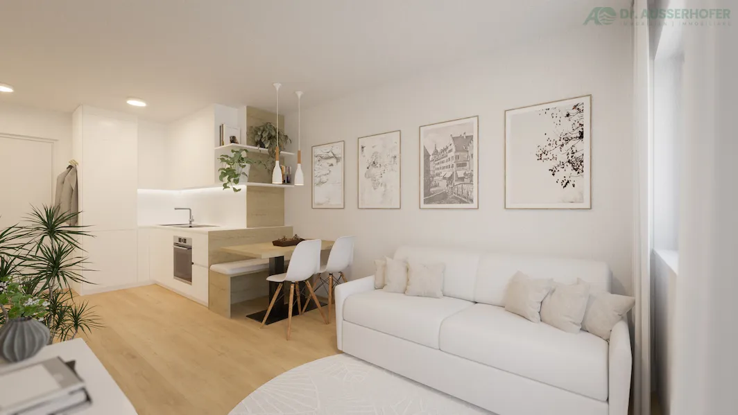 Komplett sanierte Zweizimmerwohnung in zentraler Lage in Bruneck - WG 4