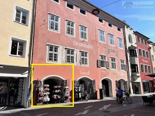 Geschäftslokal in der Stadtgasse von Bruneck