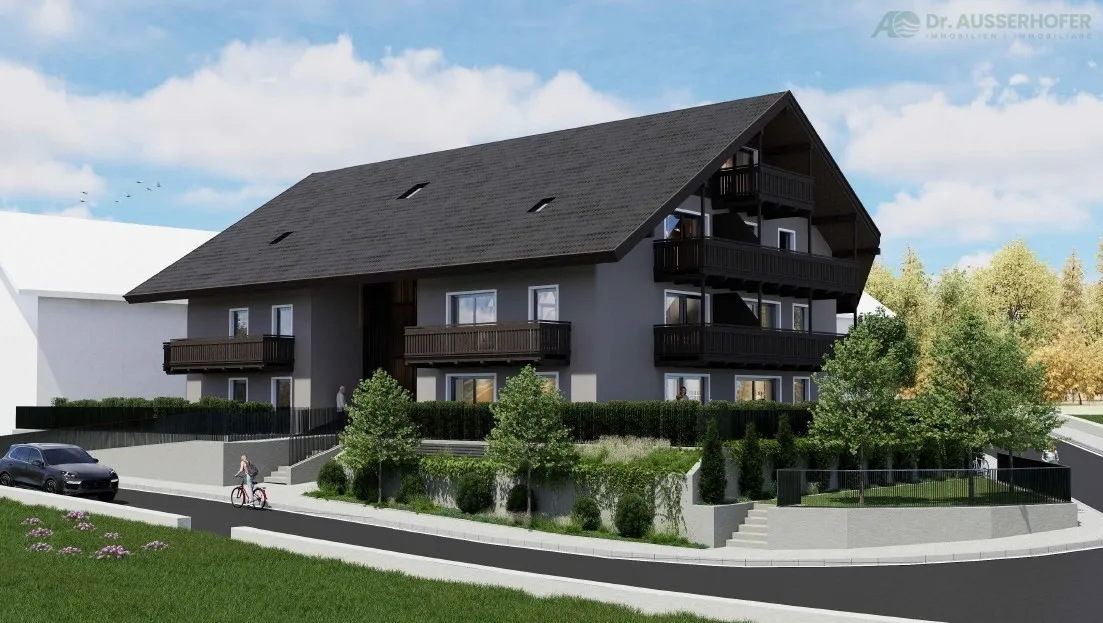 Residence Paul - Neubau im Zentrum von Olang - Einzimmerwohnung mit Garten A3